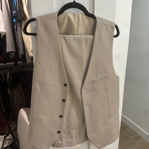 Other - 3 piece beige suit